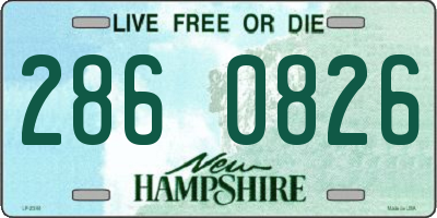 NH license plate 2860826
