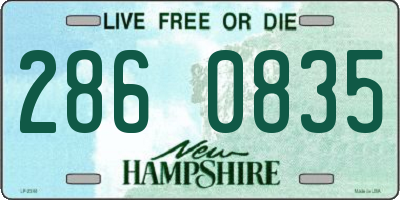 NH license plate 2860835