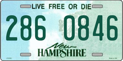 NH license plate 2860846