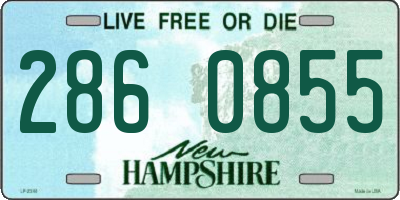 NH license plate 2860855