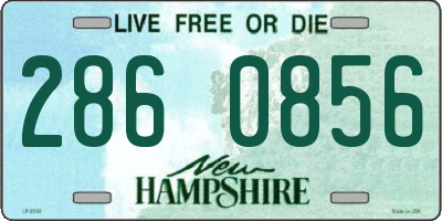 NH license plate 2860856