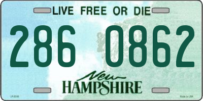 NH license plate 2860862