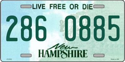 NH license plate 2860885
