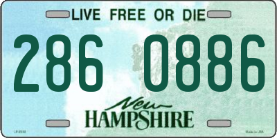 NH license plate 2860886