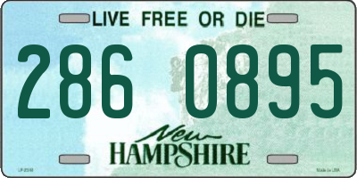 NH license plate 2860895