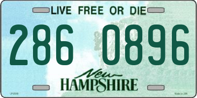 NH license plate 2860896