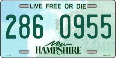 NH license plate 2860955