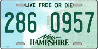 NH license plate 2860957