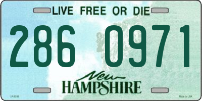 NH license plate 2860971