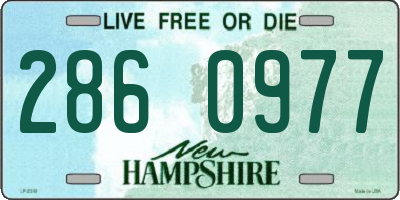 NH license plate 2860977
