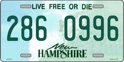 NH license plate 2860996