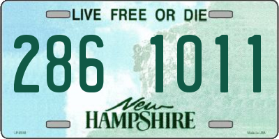 NH license plate 2861011