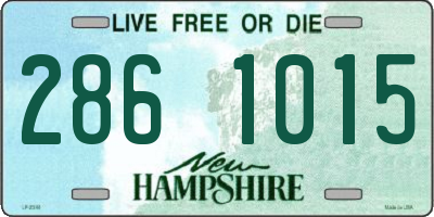 NH license plate 2861015