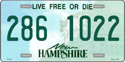 NH license plate 2861022
