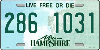 NH license plate 2861031