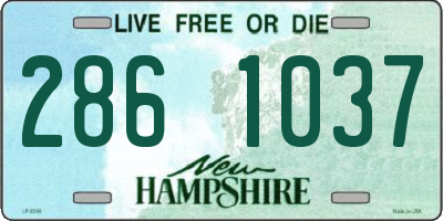 NH license plate 2861037