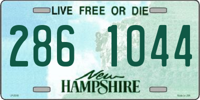NH license plate 2861044