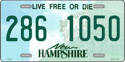 NH license plate 2861050