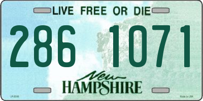 NH license plate 2861071