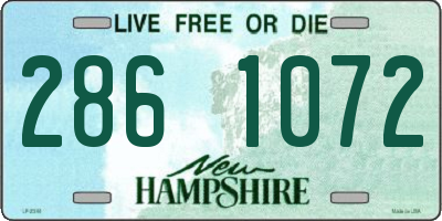 NH license plate 2861072