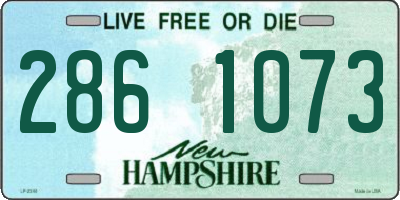 NH license plate 2861073