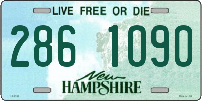 NH license plate 2861090