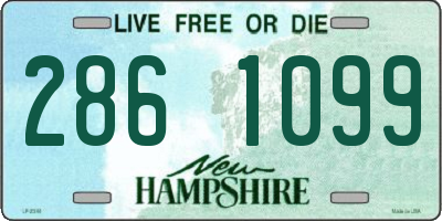 NH license plate 2861099