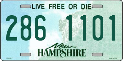 NH license plate 2861101