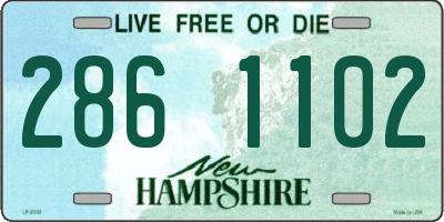NH license plate 2861102
