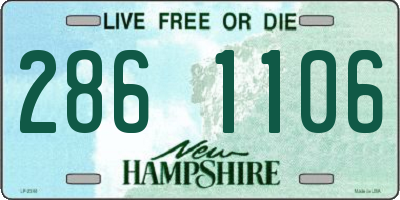 NH license plate 2861106