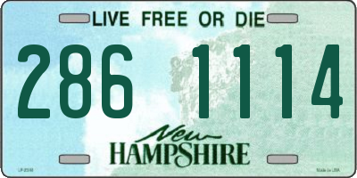 NH license plate 2861114