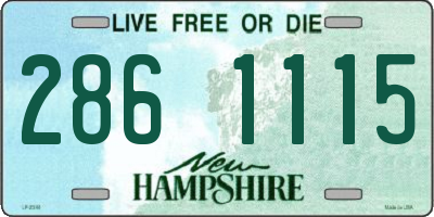 NH license plate 2861115