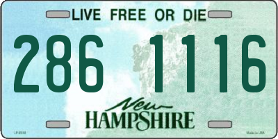 NH license plate 2861116