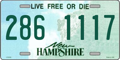 NH license plate 2861117