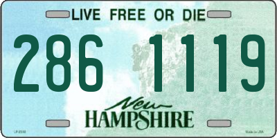 NH license plate 2861119