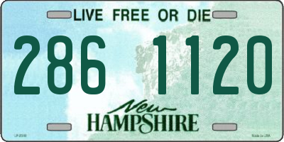 NH license plate 2861120