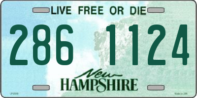 NH license plate 2861124