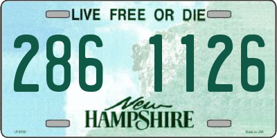 NH license plate 2861126