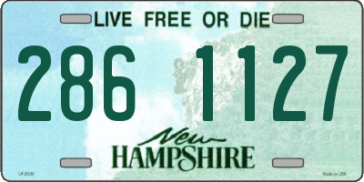 NH license plate 2861127
