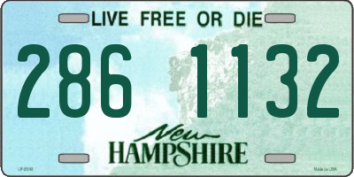NH license plate 2861132