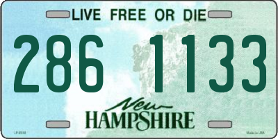NH license plate 2861133