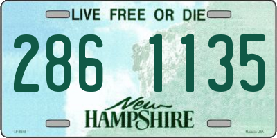 NH license plate 2861135