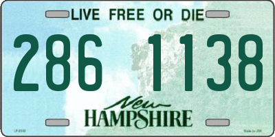 NH license plate 2861138