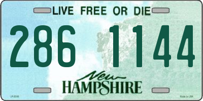 NH license plate 2861144
