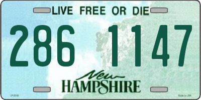 NH license plate 2861147
