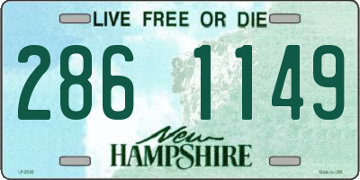 NH license plate 2861149