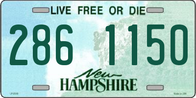 NH license plate 2861150