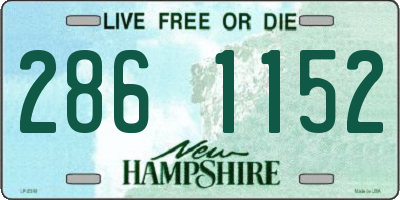 NH license plate 2861152