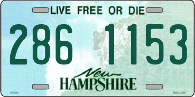 NH license plate 2861153