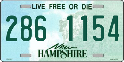 NH license plate 2861154